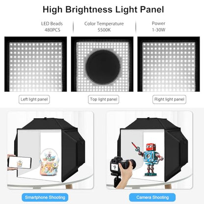 Portable Light Box Photography 16"x16"