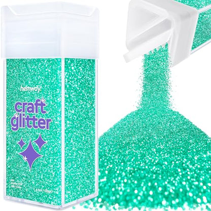 Craft Glitter Shaker Turquoise Blue 110g Ultrafine (4.5 Ounce)