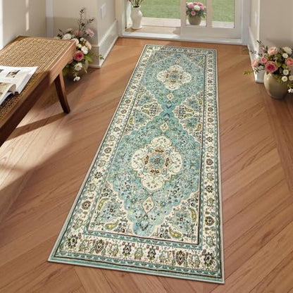 Felice Floral Medallion Runner Rug