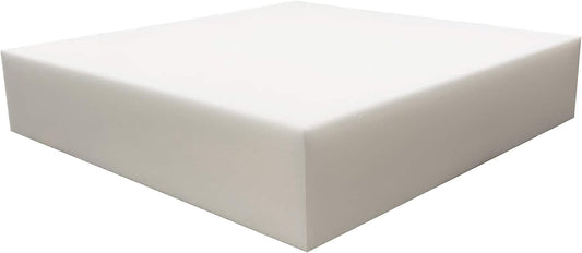 FoamRush 9" H x 24" W x 24" L Upholstery Foam Cushion High Density (Chair Cushion Square Foam for Dinning Chairs, Wheelchair Seat Cushion Replacement) - Crafty Corner