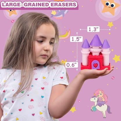 Erasers Set for Kids (16 Count)