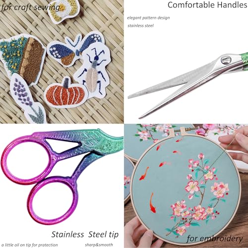 4.5Inch Small Sewing Crochet Scissors Sharp Tip Stainless Steel