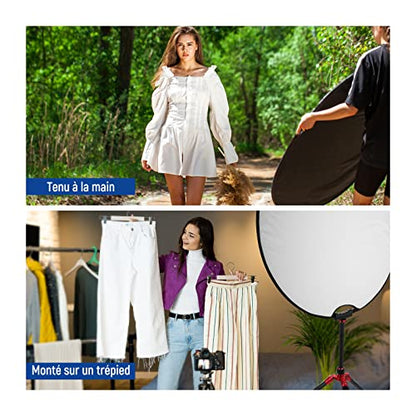 80cm Light Reflector with Handle & 3