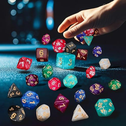 10 Sets Polyhedral Dice (70 Count)