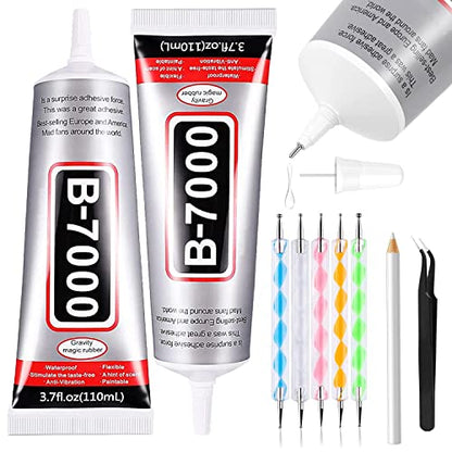 B7000 Adhesive Rhinestones Glue for Crafts (7.39 Fl Oz)