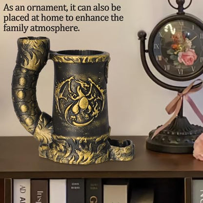 Dice Tower Mug DND Dice Roller Tower with 7 PCS Dice Set