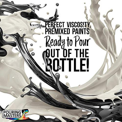 Pouring Masters Steel Gray Ready to Pour Acrylic Pouring Paint (8 Fl Oz)