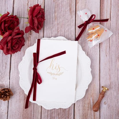 Vintage Burgundy Velvet Ribbon (75 Foot)
