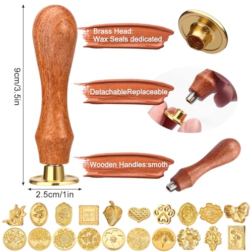 Wax Seal Stamp Kit (21 Count)