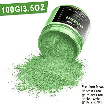 Green Mica Powder Pigment
