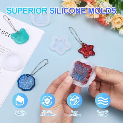 UV Resin Kit with Light and Molds