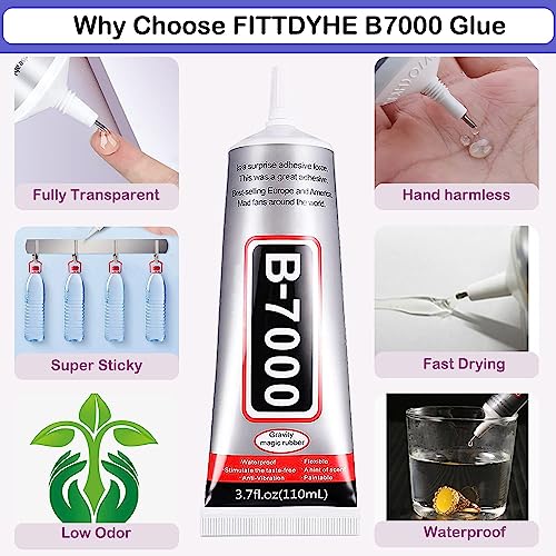 B7000 Adhesive Rhinestones Glue for Crafts (7.39 Fl Oz)