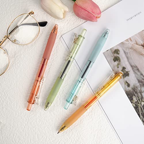 Retractable Gel Pens Quick Dry Ink Pens 0.5mm Bullet Multicolor For Journaling (9.98 Count)