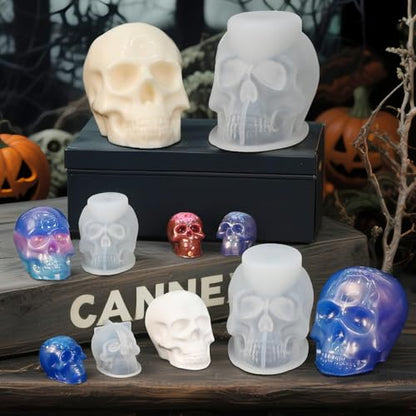 Resin Skull Molds (7 Count)