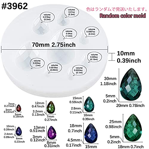 Cabochon Gemstone Silicone Mold for Resin Epoxy Jewelry Making