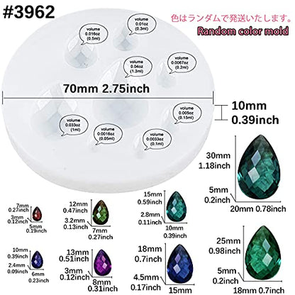 Cabochon Gemstone Silicone Mold for Resin Epoxy Jewelry Making