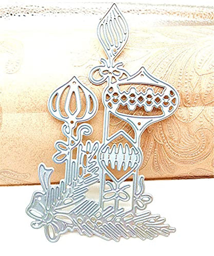 Ammsochy Metal Cutting Dies DIY Merry Christams Embossing Stencil Template Scrapbooking Card Making Mold Photo Album Arts Crafts Tools