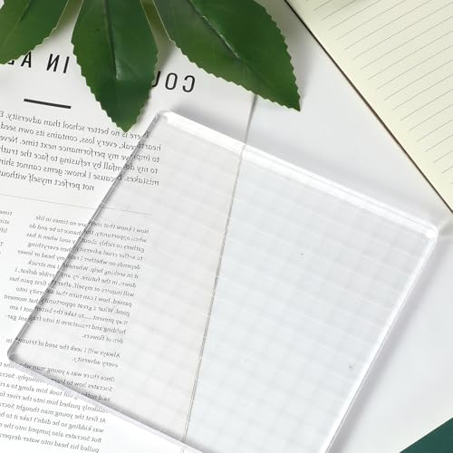 Large Acrylic Blocks for Stamping