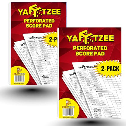 Perforated Score Pads for Yahtzee (2 Count)