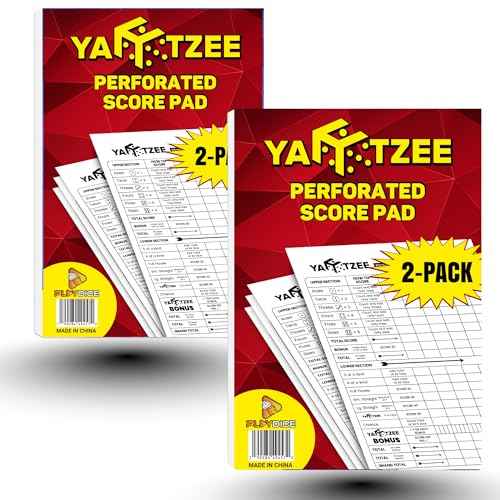Perforated Score Pads for Yahtzee (2 Count)