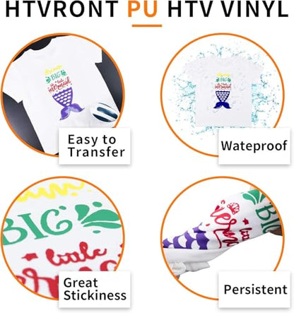 Red HTV Heat Transfer Vinyl Bundle