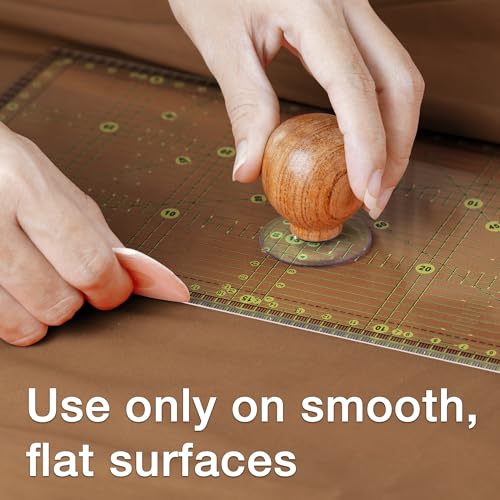 Ruler Knob Wooden Handle with Strong Suction Cup Grip
