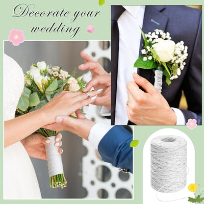673 Feet Floral Vine Bind Wire Rustic Craft Wire