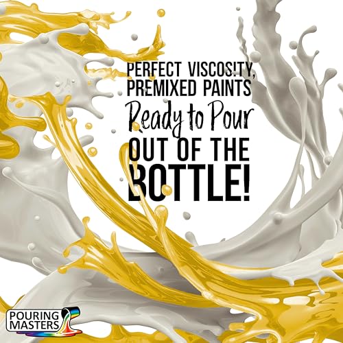Pouring Masters Sunflower Yellow Ready to Pour Acrylic Pouring Paint (8 Fl Oz)