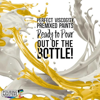 Pouring Masters Sunflower Yellow Ready to Pour Acrylic Pouring Paint (8 Fl Oz)