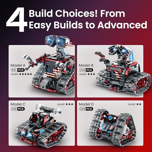 Robot Building Kit STEM Gifts for Boys 8