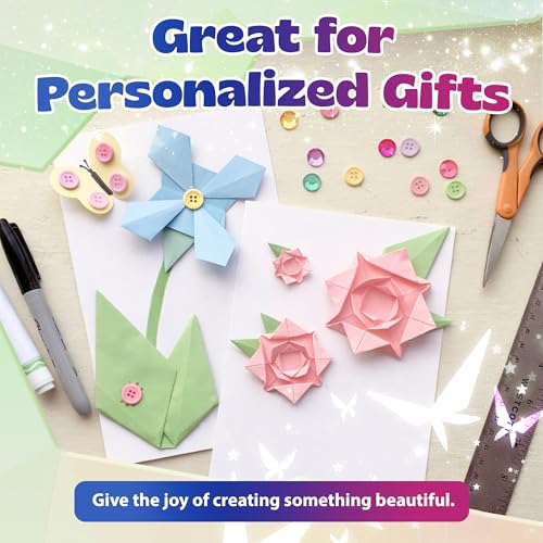 Flower Origami Kit for Kids Ages 8