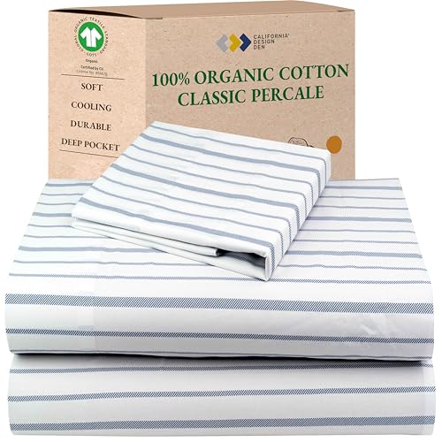 100% Organic Cotton Twin XL Bed Sheets Set