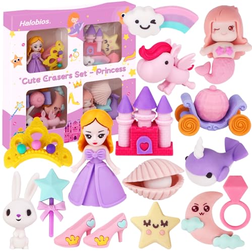 Erasers Set for Kids (16 Count)