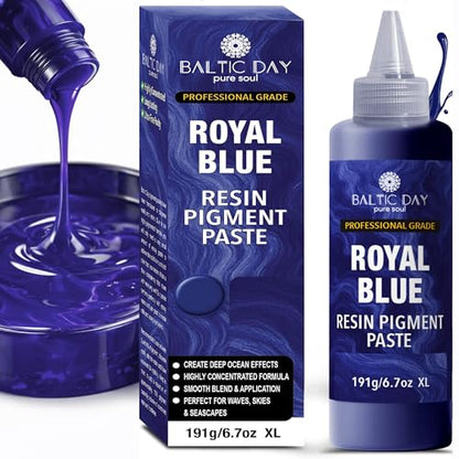 Royal Blue Epoxy Resin Pigment Paste 6.7oz