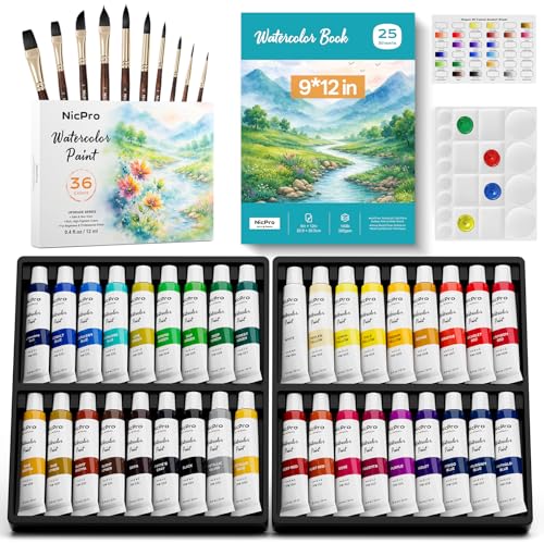 Watercolor Paint Set for Adults