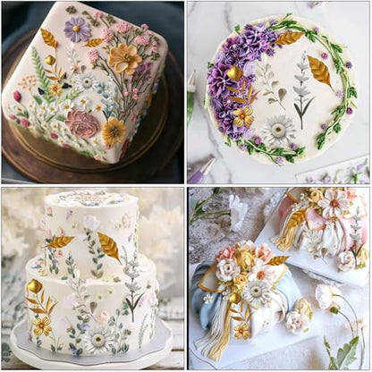 1 Pcs Flower Fondant Mold for Cake Decoration