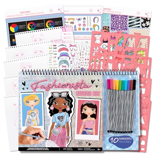 Fashionista Design Sketch Book Set