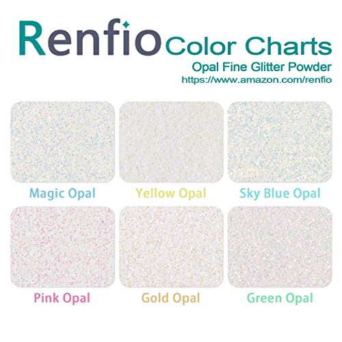 Opal Ultra Fine Glitter Powder Metallic Resin Glitter 1.75 Oz