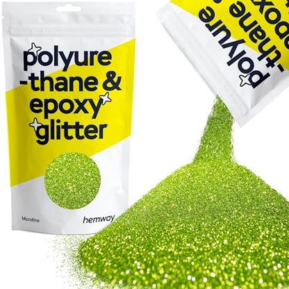 Resin Glitter Lime Green 100g Microfine (3.5274 Ounce)