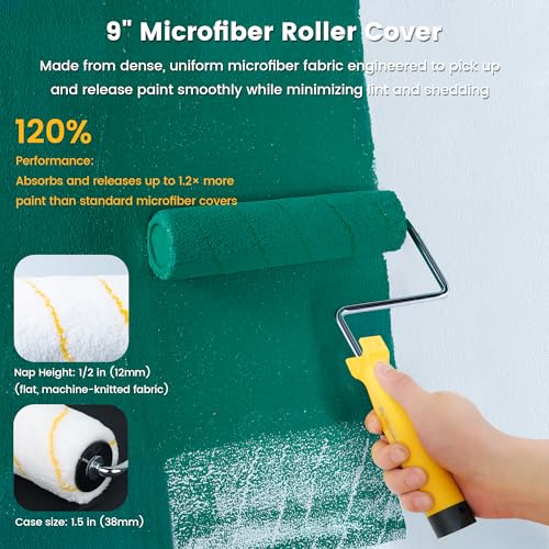 12 PCS Paint Roller Kit