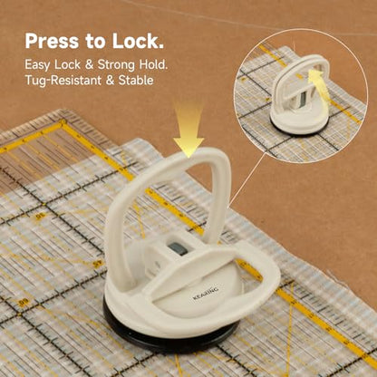 Suction Cup Quilting Ruler Handle