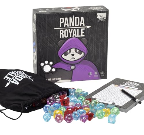 Panda Royale an Energetic dice Game for 10 Players (106 Count)