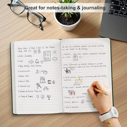 6 Pack Lined Journal Notebooks for Work