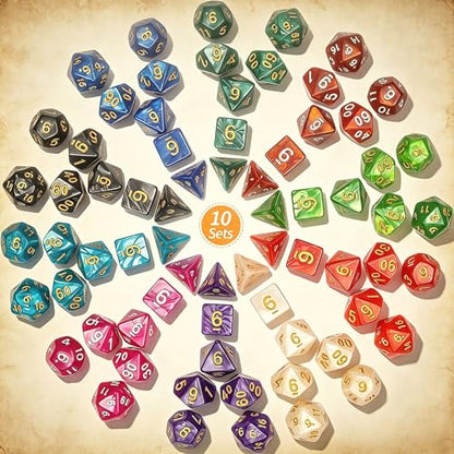 Polyhedral Dice Set (70 Count)