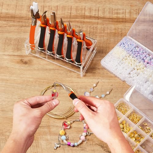 6PCS Jewelry Pliers Set with Acrylic Pallet