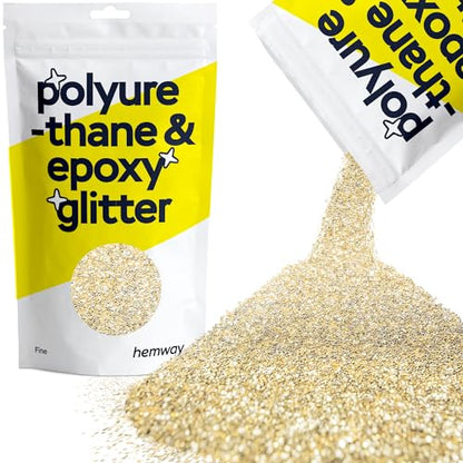 Resin Glitter Champagne Gold 100g Fine Polyurethane & Epoxy Glitter (3.5 Ounce)