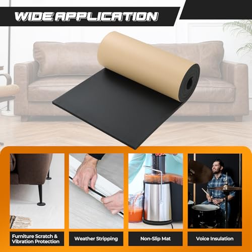 Sponge Neoprene with Adhesive 1 (6.5 Foot)