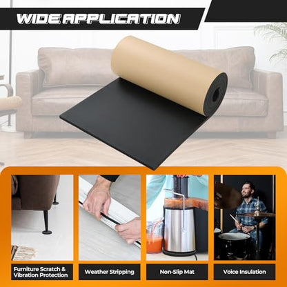 Sponge Neoprene with Adhesive 1 (6.5 Foot)