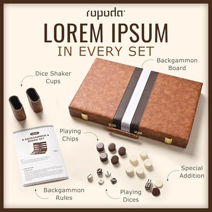 Backgammon Board Game Set