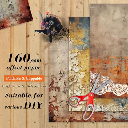 6'' Vintage Lace Scrapbook Paper Pad (24 Count)